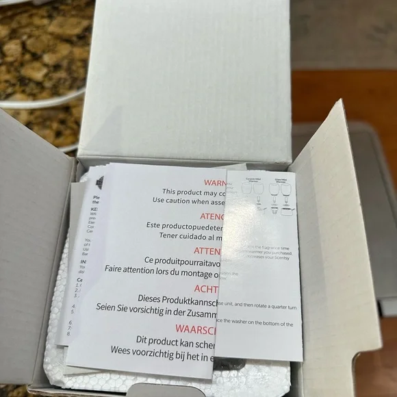 Scentsy mini warmer glitter magenta - Picture 5 of 5